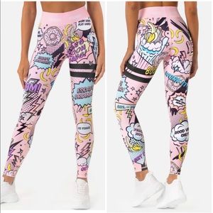 STRONGER Punch Tights Ice Cream leggings size small